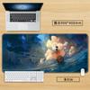 High Definition Printed New Boys Office ONE PIECE Leather Mouse Pad Anime Game Roronoa Zoro Computer Keyboard Desktop Table Mat