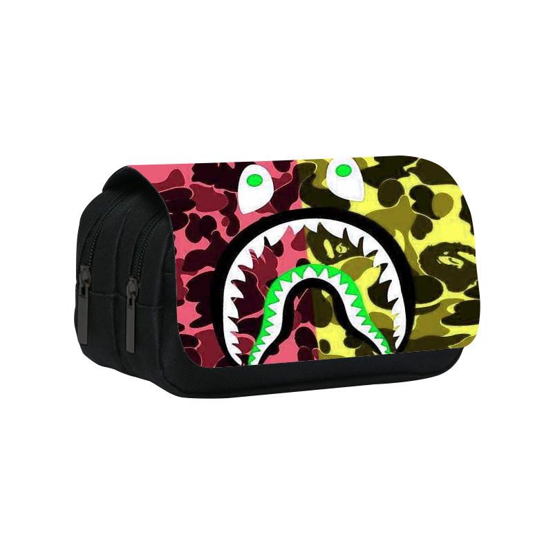 

Sprayground Сумка-пенал с принтом, одинарная/двойная, легкая, для хранения канцелярских принадлежностей, для студентов и детей Style12