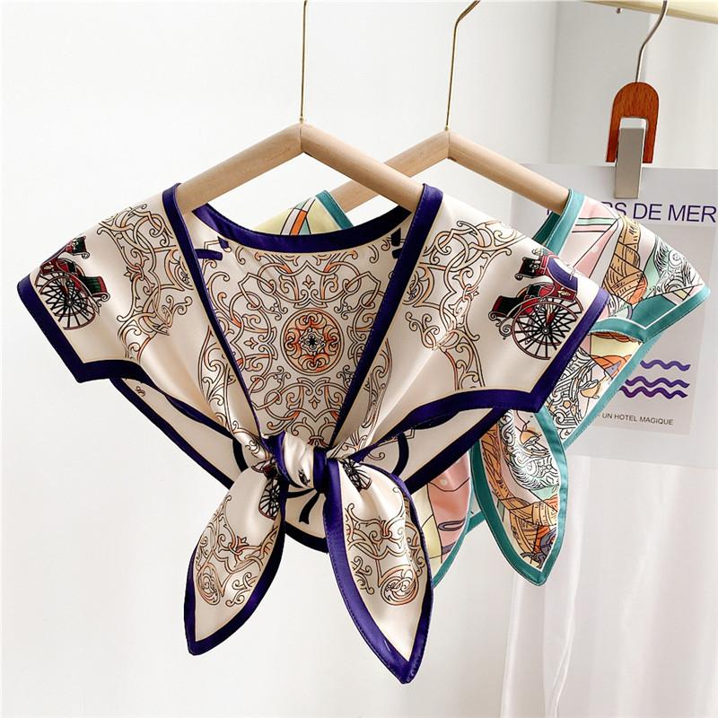 Triangle Over Shawls Scarves Shirt T-shirt Shoulder Fake CollarsVest  Scarf Sleeveless Jacket Shawls Detachable Collar for Women