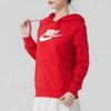 Nike Letter Design Casual Hoodie Long Sleeve Sweatshirt Women hoodies Red DQ5776-657