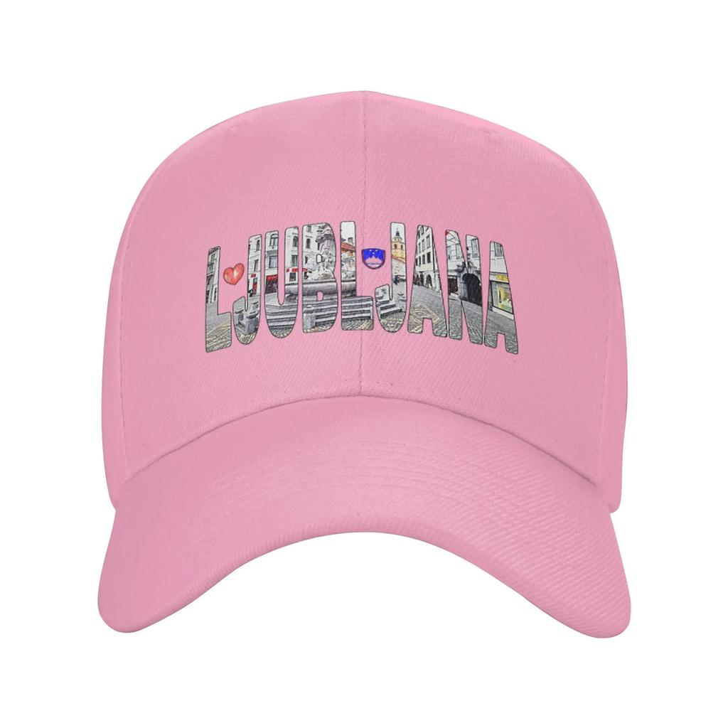 Unisex Baseball Hats Ljublijana Robbov Vodnjak Fountain Mestni Trg Plaza Streetwear Summer Sports Baseball Caps Casquette
