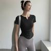 Women's Slimming Quick-Dry Pleated Yoga & Pilates T-Shirt