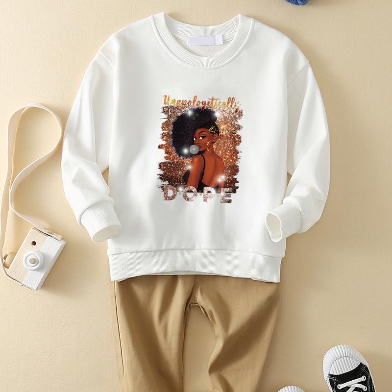 Autocolant de transfer de căldură pentru femeie neagră Parches Ropa Ropa de presă de căldură Autocolante pentru haine Tricou Diy Petic de călcat Afro Queen