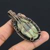 Edulite 999 Copper Wire Wrapped Pendant, Handmade Gemstone Pendant Jewelry, Gifts For Wife Brand New Pendant
