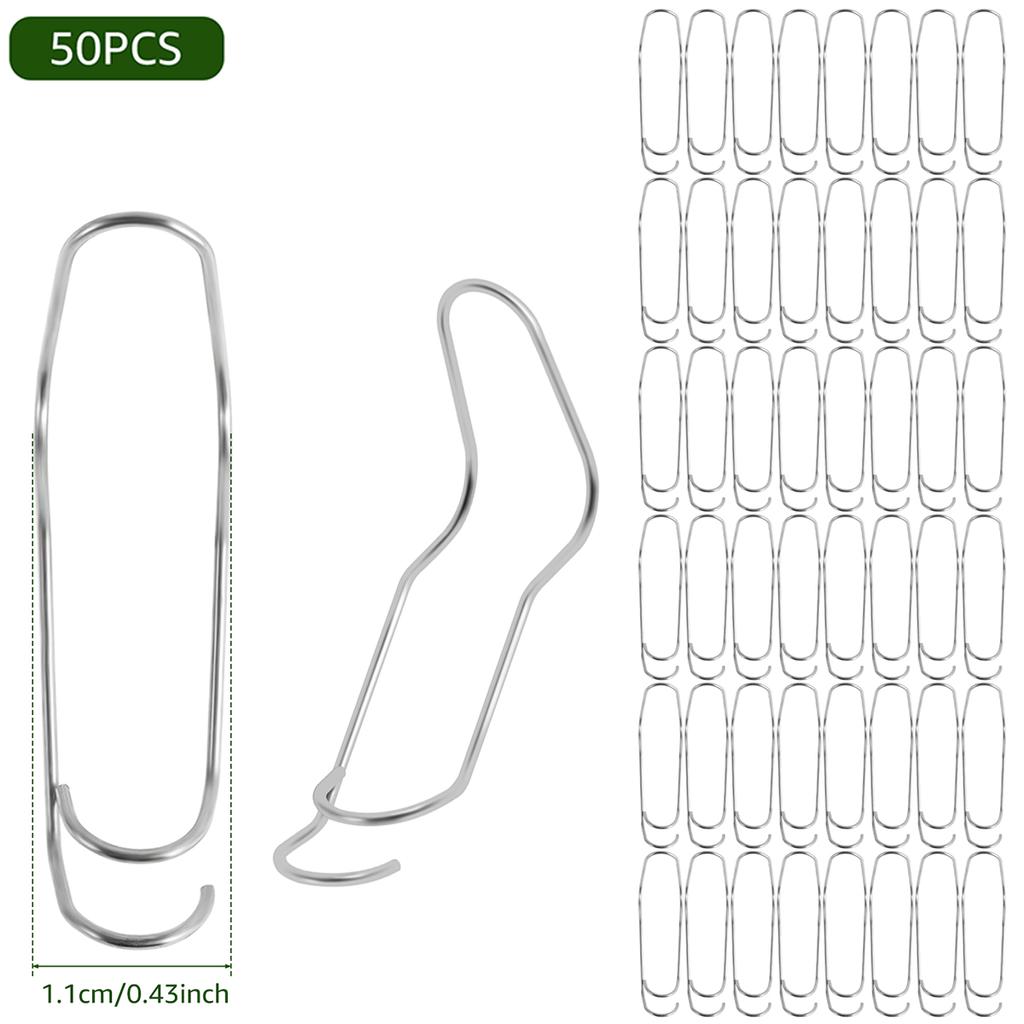 50Pcs Plant Trellis Connecting Buckles Climbing Pipe Support Fixing Tool Reusable Fixing Clamp for Garden Plant Connector