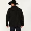 Men's Solid Color Lapel Jacket Casual Loose Single Breasted Corduroy Long Sleeved Coat