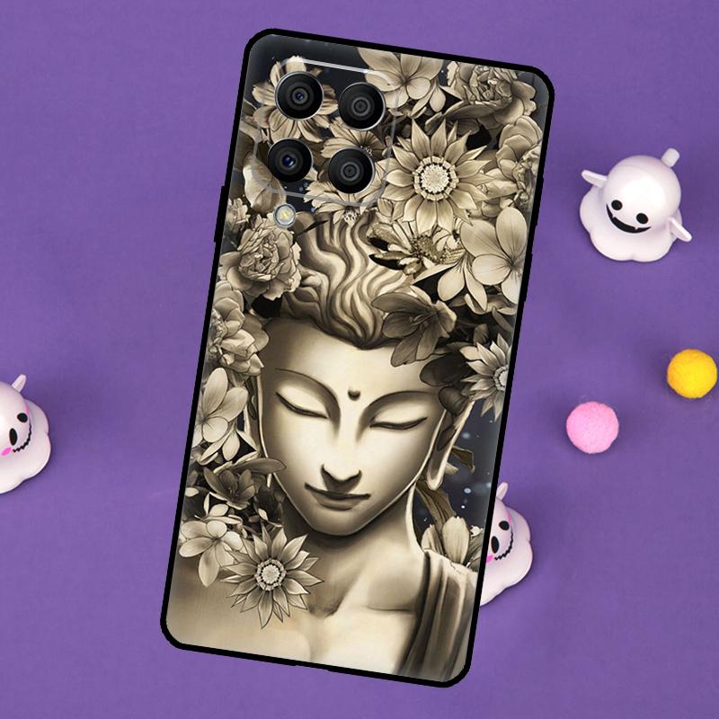 Mandala Buddha Cover For Samsung Galaxy M32 M52 M12 M13 M33 M23 M53 M15 M55 M31 M51 M14 M34 M54 M20 Case