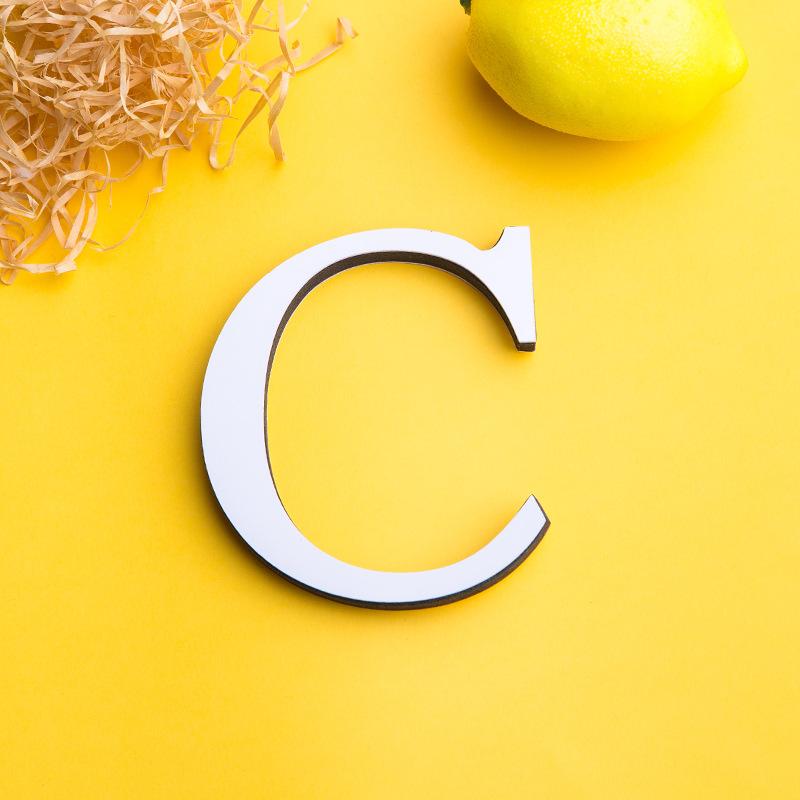 

Украшение дома, белое акриловое зеркало, наклейки на стену с английскими буквами, комбинация пены EVA. C белый