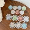 Rhinestone Magnetic Phone Holder with Sequins - Colorful Airbag Ring for Desktop Viewing