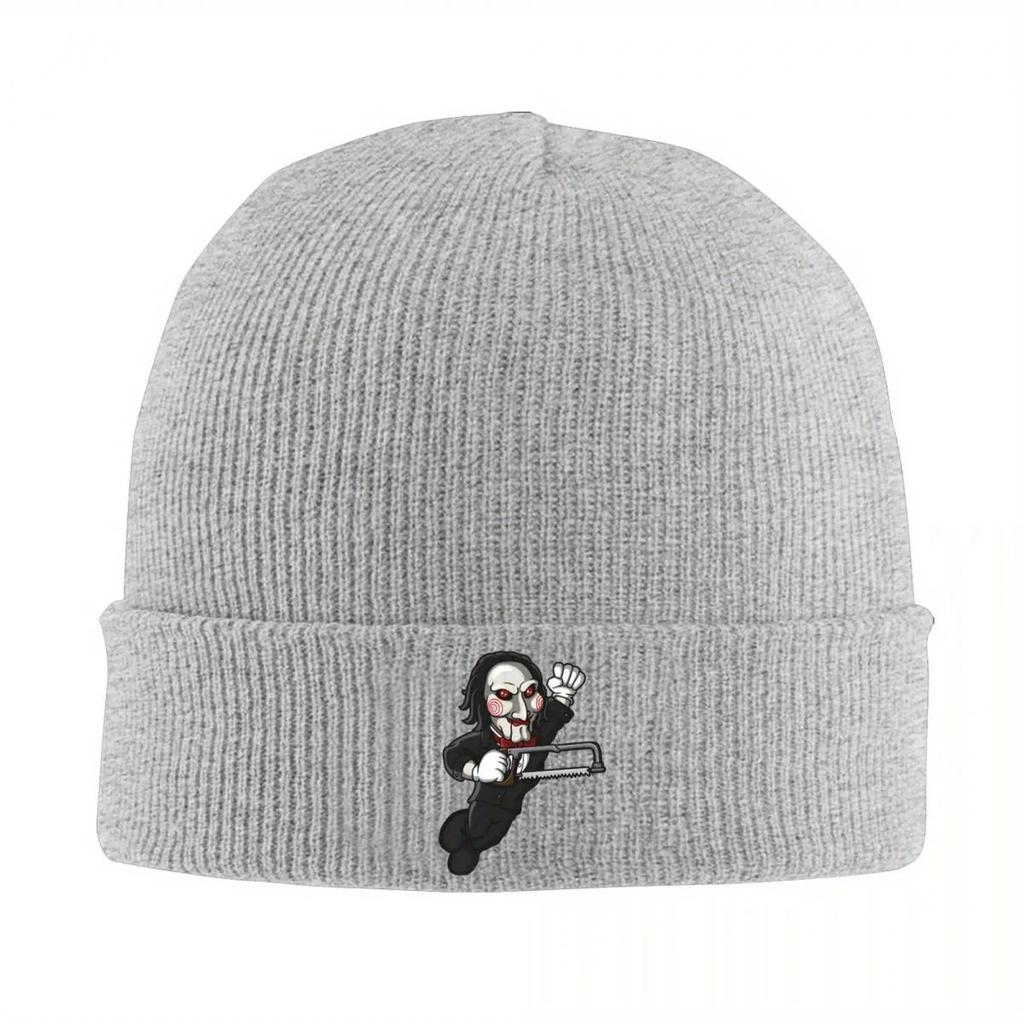 New Horror Saw Knit Hat Beanies Winter Hat Warm Casual Movie Billy Mask Caps For Unisex Women