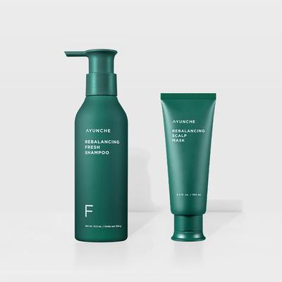 Rebalancing Daily Scalp Care 2-Piece Set Shampoo 350g + Scalp Mask 100ml Korean Hair Care