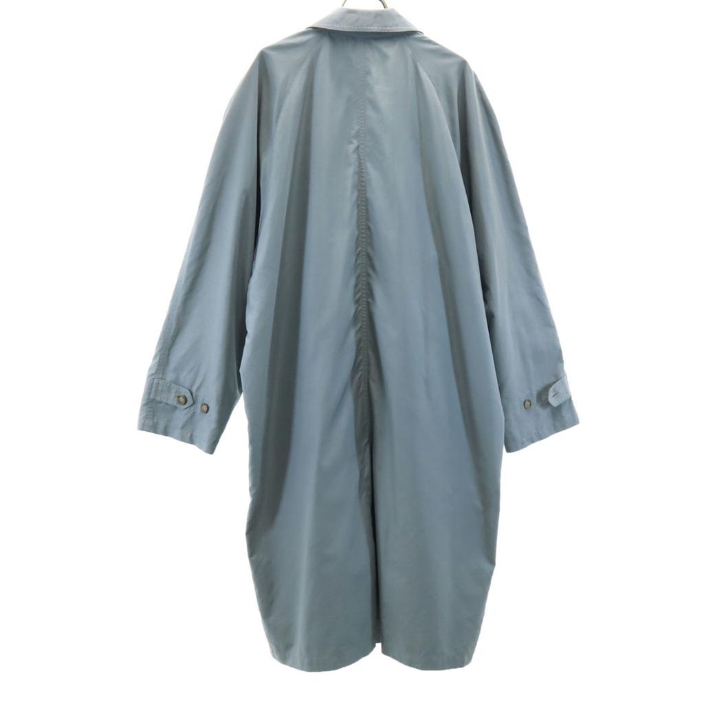 Lanvin 90s Made In Italy Old Stainless Collar Coat 46 Blue Gray Men's Used