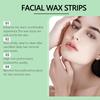 EELHOE Gentle Facial Hair Removal Wax Strips - No Residue, Portable & Easy for Daily Use