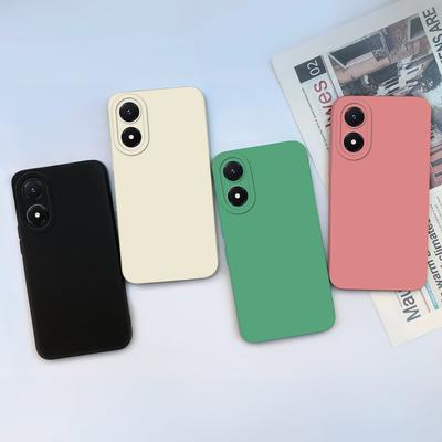 Einfarbige Hülle für Vivo Y02S Y11 Y12 Y20 Y21 Y33 Huawei Nova 9 10 Pro SE Y70 Y90 P40 P30 Lite Y9S Weiche, stoßfeste, flüssige Rückseite, Coque-Stoßfänger