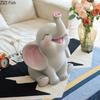 Cartoon Elephant Child Savings Jar Creative Piggy Bank Desk Decoration Ornaments Animal Resin Sculpture Room Aesthetic Decor