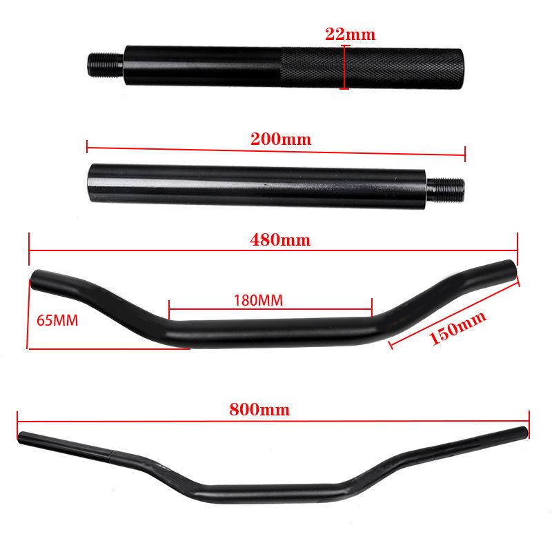 Universal Aluminum Alloy Segment Handlebar Accessories for Motorcycles