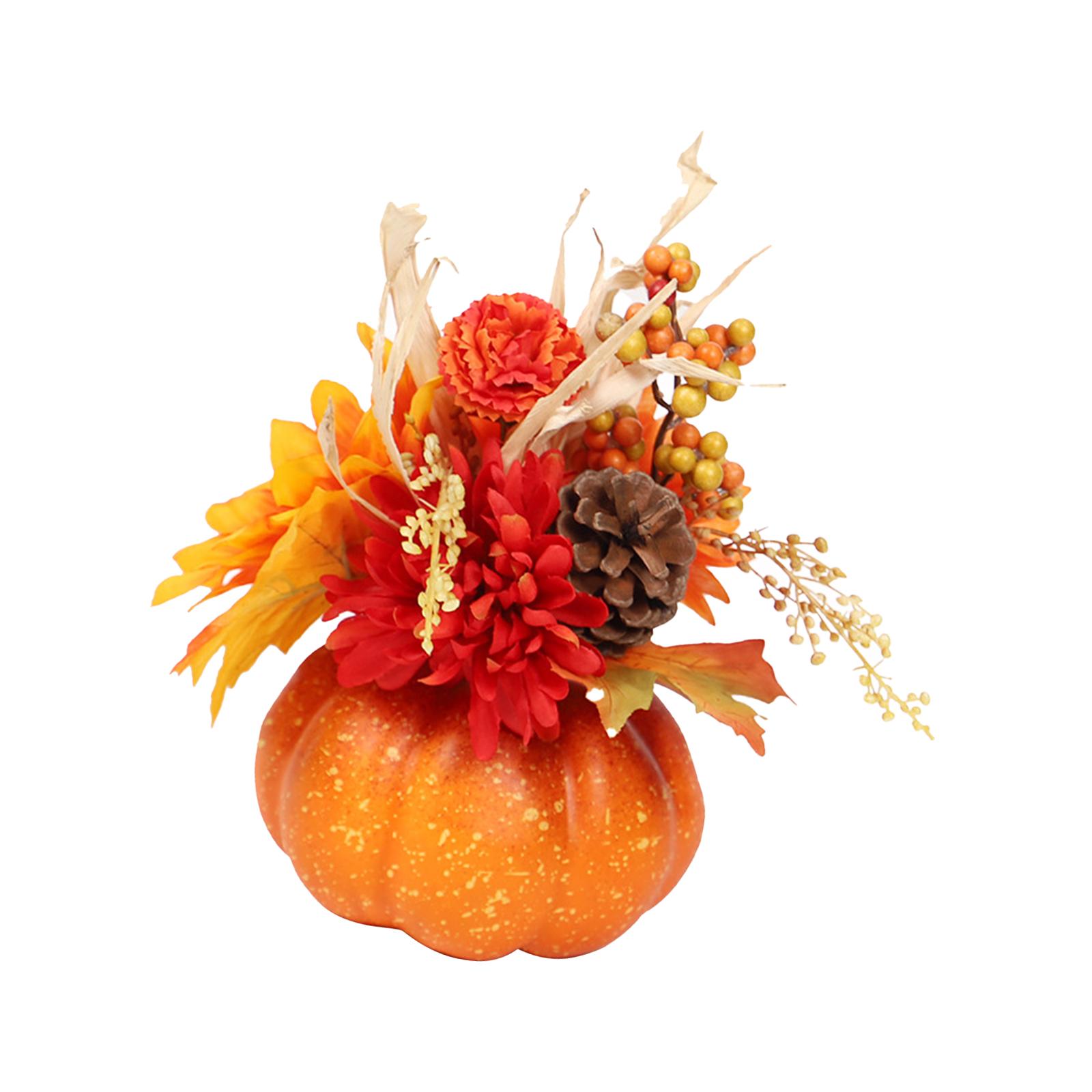 

Искусственный Цветок Тыквы Цветочная Композиция Осенние Фото Реквизит Поддельные Тыквы Модель для Кухни Дома Спальни Вечеринки Благодарения