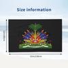 Haitian Flag Print Microfiber Bath Towel Super Absorbent Beach Towel For Travel Swimming Gym Outdoor Sports