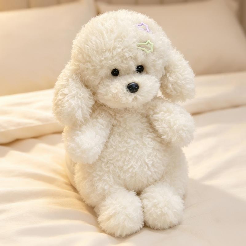 45cm Creative Cute White Brown Teddy Dog Soft Plush Backpack School Bag Sofa Girls Kids Birthday Christmas Presents Home Decor
