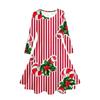 Girls' 3D Pine Star Cane Dress Long Sleeve Summer Spring Vacation Daily Holiday Princess Beautiful Sweet Kids 4-12 Years Casual Dress A Line Dress