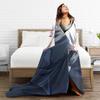 Warm Cozy Blanket Picnic Gojo Satoru Bedding Throws Novelty  Bedspread For Couch Bed