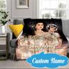 Custom Name Golden Labyrinth Adventure Blanket bed sofa Blanket Flannel Blanket for Camping, Hiking, Picnic Essentials,gift for Fan family
