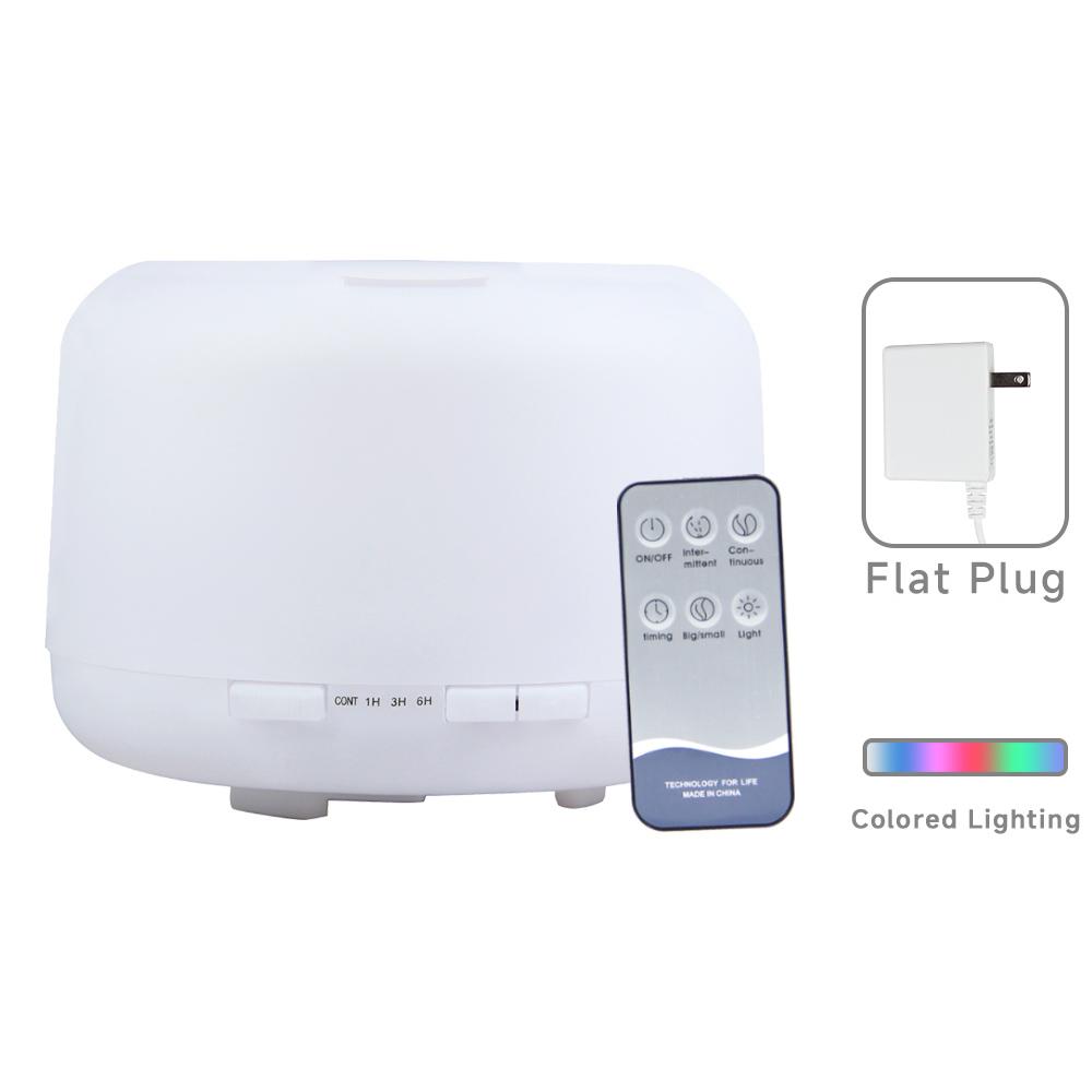 500ML Remote Control Humidifier Aroma Diffuser with Colorful LED Light Ultra Quiet Air Humidifier for Bedroom Home Office Yoga