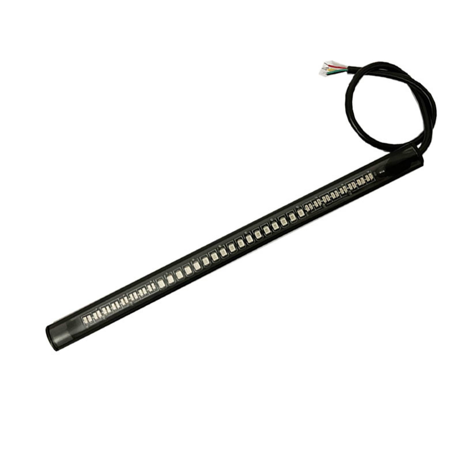 

VrAre Светодиодная полоса заднего фонаря для мотоцикла Световая панель для мотоцикла Светодиодная лента Задний поворотник Задний стоп-сигнал Лампа 2835 3014 48 Светодиодов Цвет