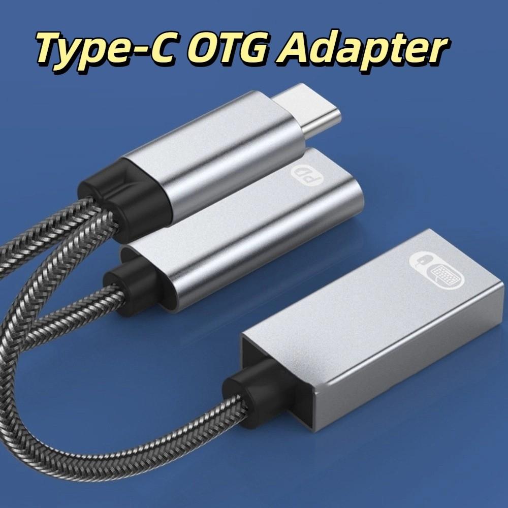 Converter 2-in-1 USB C To Audio Cable Type C 2-in-1 Multifunctional Adapter  Computer/Phone/Tablet