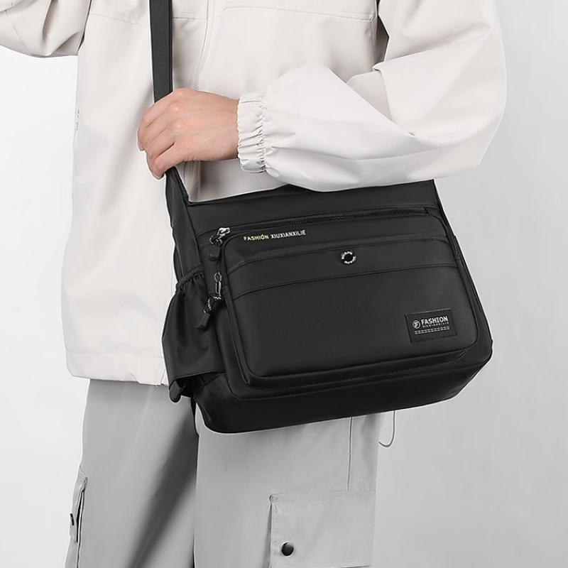 New Men Crossbody Bags Male Nylon Shoulder Bags Boy Messenger Bags Man Handbags For Travel Casual Large Satchel