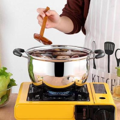 Kochen Tiefe Modische Mehrzweck Antihaft Suppentopf Edelstahl Suppentopf für Eintopf Frühstück