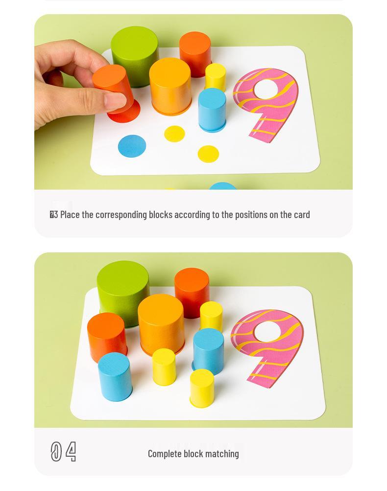 Kinder Balance- und Farberkennungs-Blockset für die Früherziehung