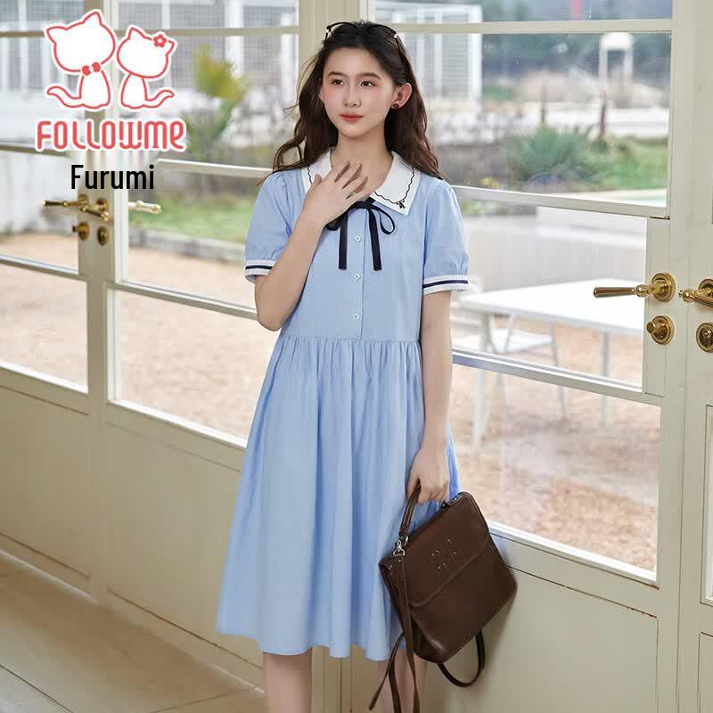 Fu Luomi Girls' Academy Style Summer Dress