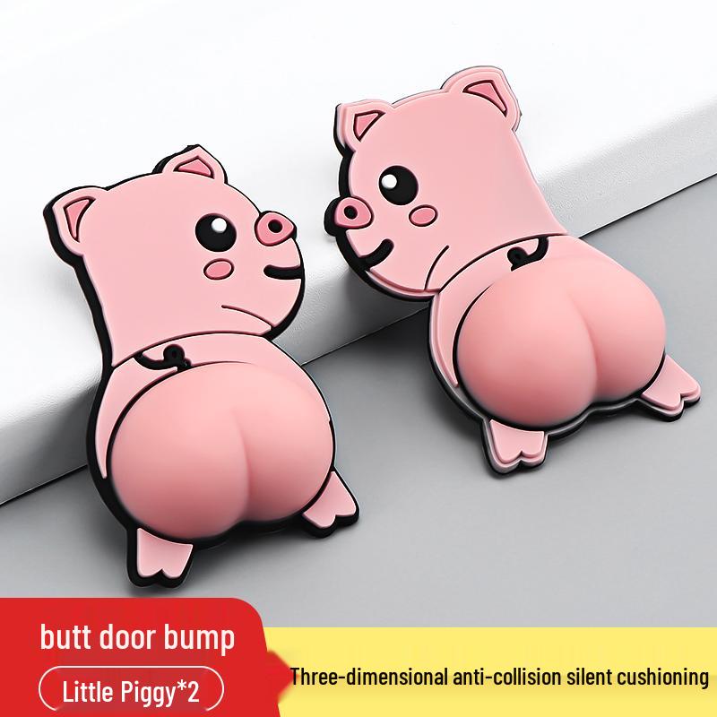 Silicone Door Handle Anti-Collision Buffer Pad for Wall and Glass Protection