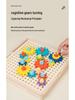 Creative Colorful Gear Mushroom Wooden Puzzle for Kids - Early Education Jigsaw