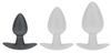 Plug Metally S 5 X 2.7cm Grey - Ouch! - SILICONE ANAL PLUG