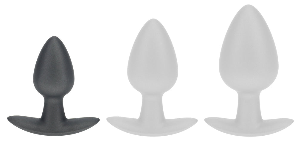 Plug Metally S 5 x 2.7cm Gris - Ouch! - PLUG ANAL SILICONE