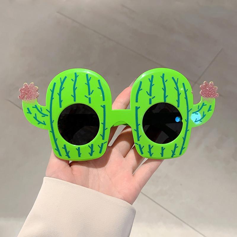 KAMMPT Fun Hawaiian Party Shades Tropical Fancy Eyewear Summer Beach Photo Props Crazy Glasses for Adults