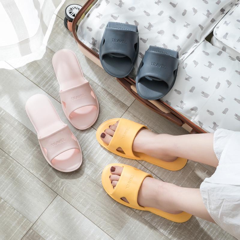 Unisex Non-slip Folding Bath Slippers for Home, Travel, and Hotels