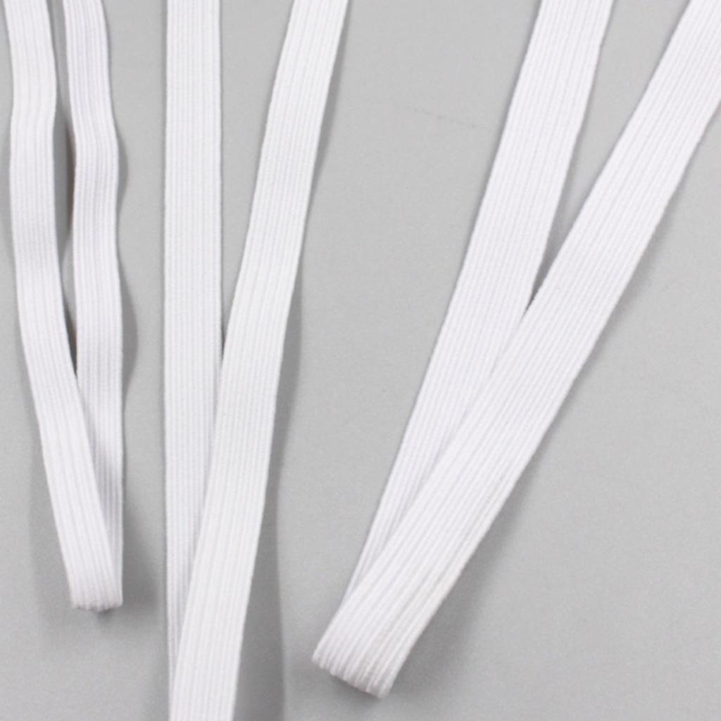 Flat Elastic Scrunchie Band 6-8-10MM DIY Hair Tie Material