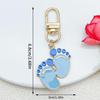 Baby Foot Pendant Keychain: Mix and Match Baby Clothes & Bottle Charms for Boys & Girls