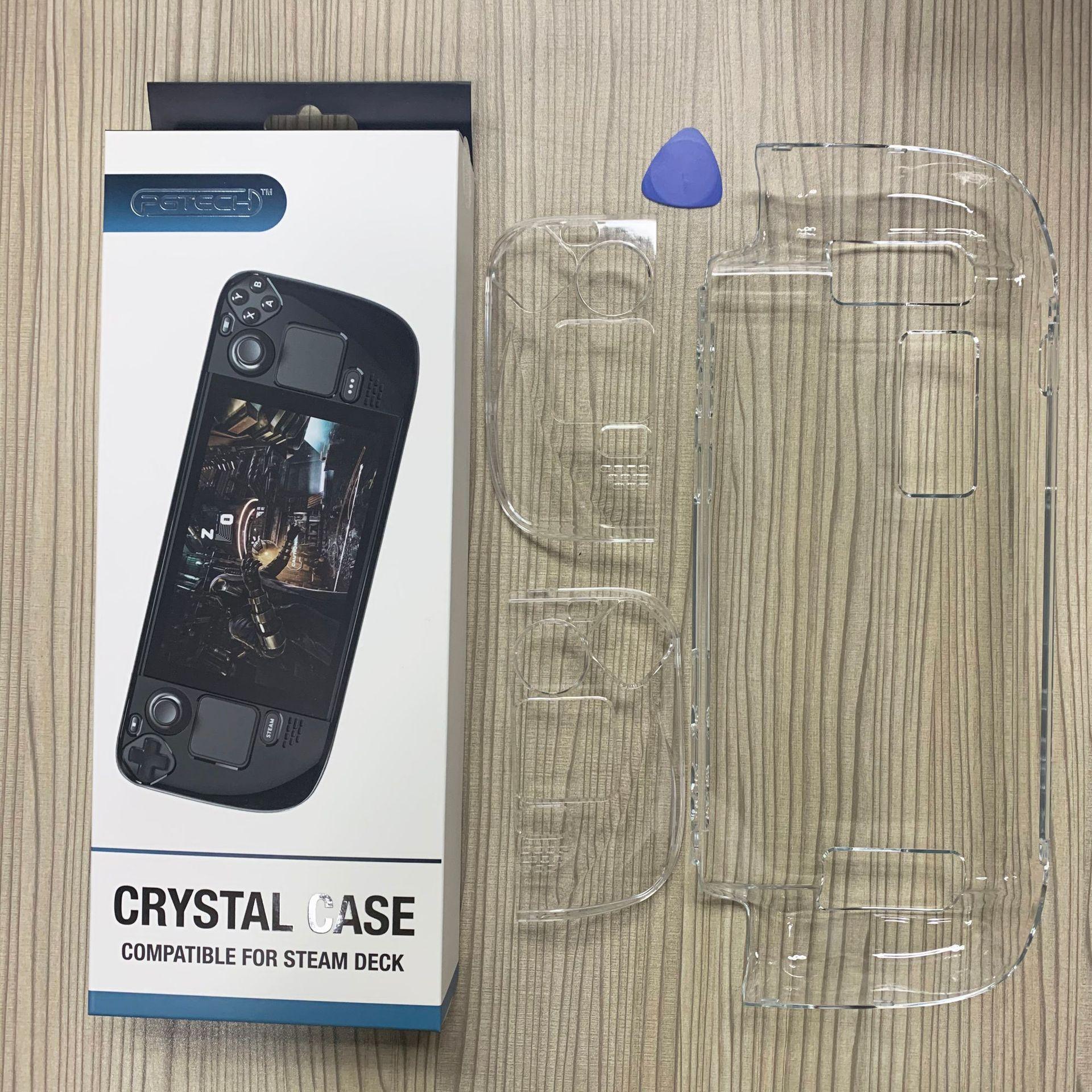 

Прозрачный жесткий чехол для ПК Steam Deck Host Split Crystal Protective Cases 30*12*4cm прозрачный