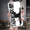 Kungfu Taekwondo Soft Phone Case For IPhone 18 11 17 Air 16E 16 Pro Max 15 + 14 Plus 13 Mini 12 Apple 7 SE 8 Fundas Coque 11 17 Air