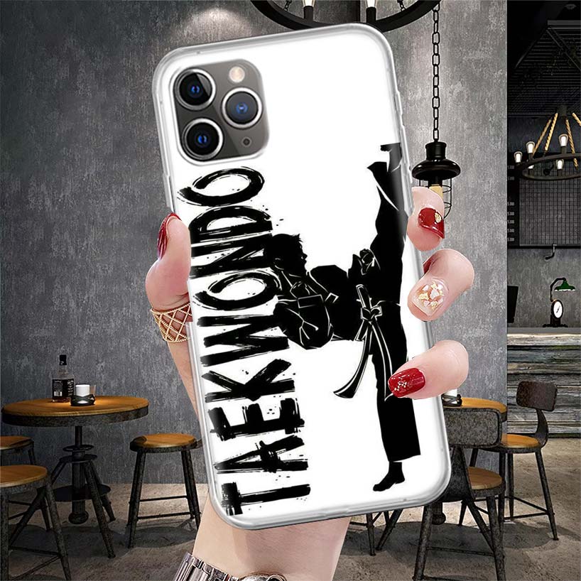 Kungfu Taekwondo Soft Phone Case For IPhone 18 11 17 Air 16E 16 Pro Max 15 + 14 Plus 13 Mini 12 Apple 7 SE 8 Fundas Coque 11 17 Air