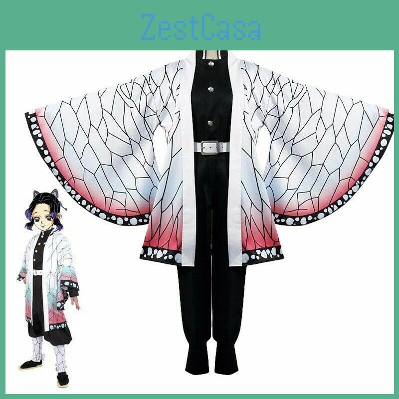 High-quality Demon Slayer Kimetsu No Yaiba Kochou Shinobu Cosplay Costume Robes For All