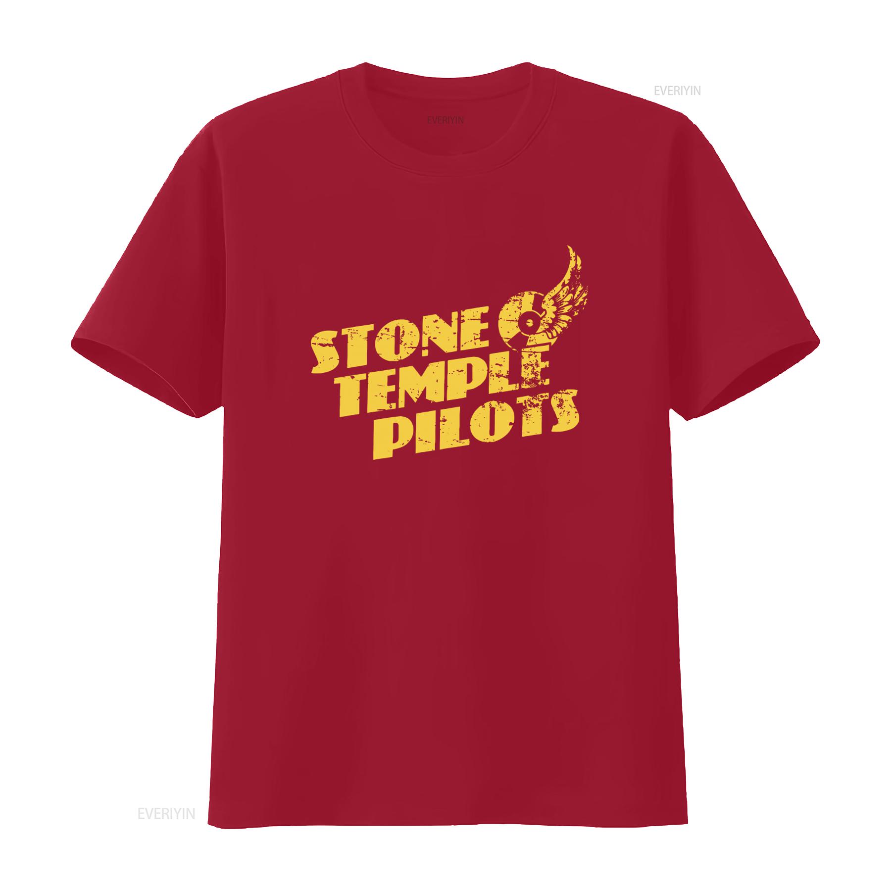 

Tire Wing Logo Stone Temple Pilots Rock Band T Shirt for Casual Streetwear vintage Washed Breathable Stylish Comfortable S
