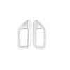 For BMW X7 G07 -  Matte Silver B Pillar Vent Air Outlet Frame Trim