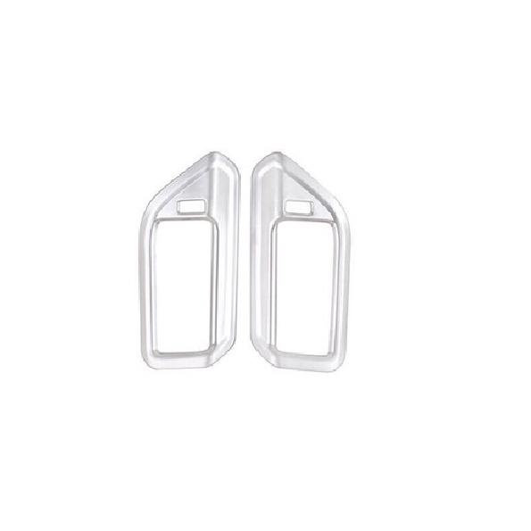 For BMW X7 G07 -  Matte Silver B Pillar Vent Air Outlet Frame Trim