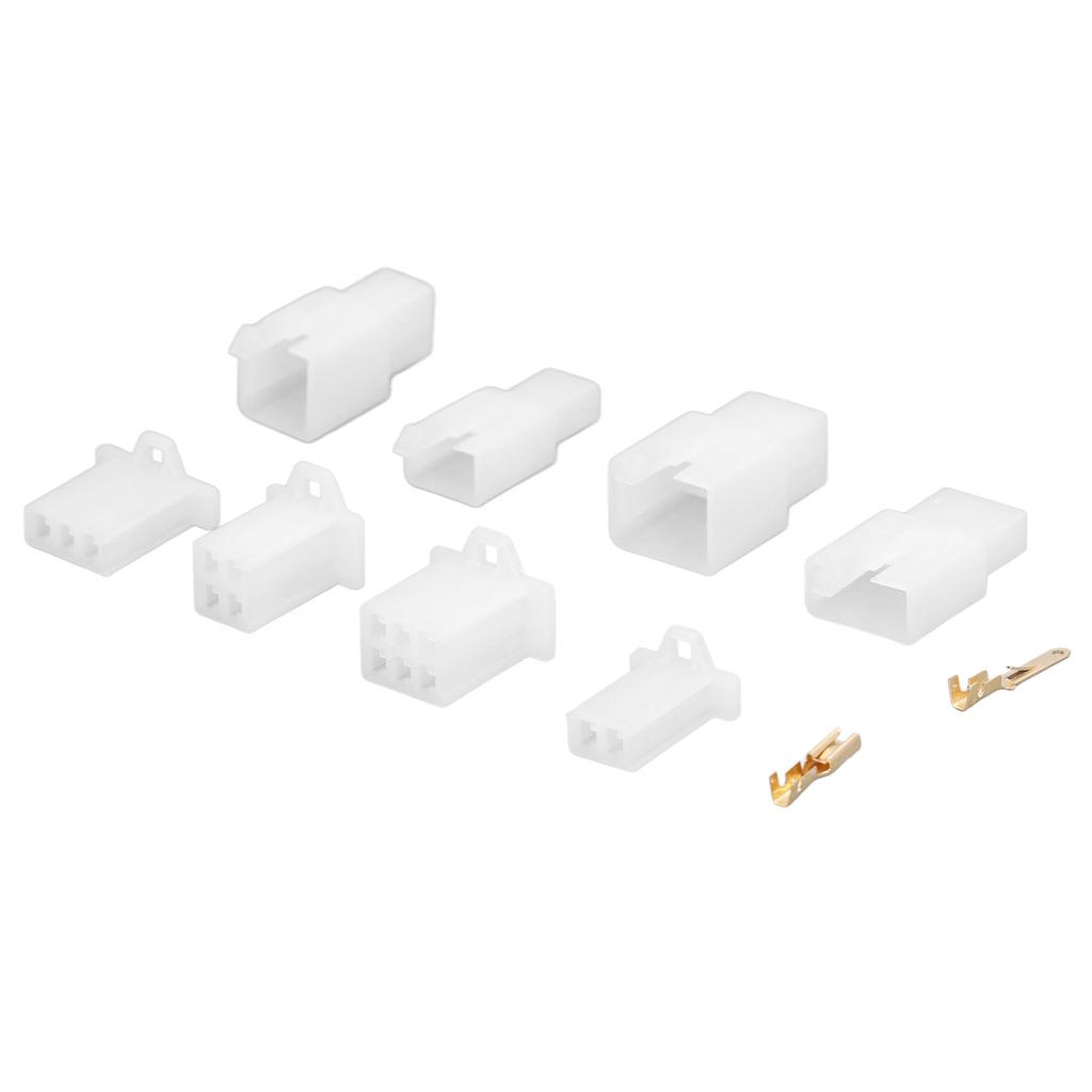 380Pcs Set Male Female Plug Housing Terminal Car Motorcycle Wire Terminals for Boats 2.8mm