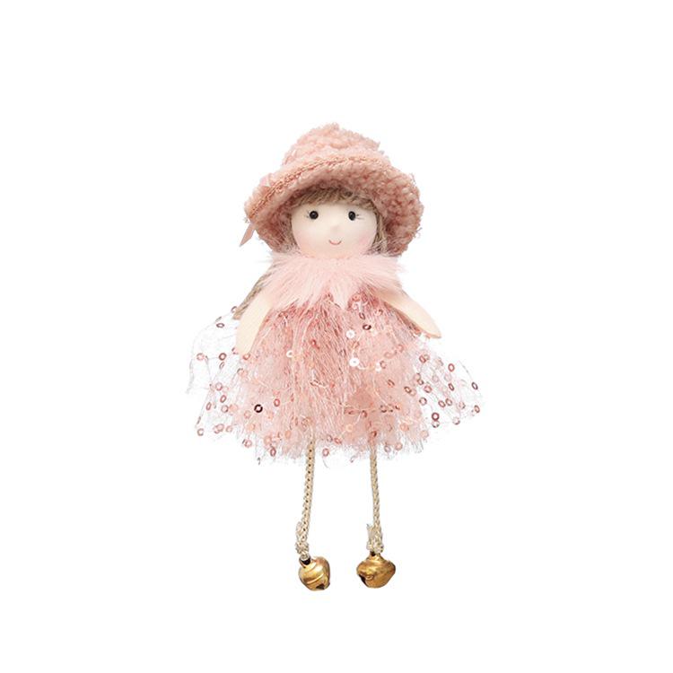 Angel Tulle Skirt Christmas Ornament - Small Pendant Tree Decoration